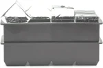 Large Ice Cube Trays 2 Pack,Big Ice Cube Molds with Removable Lids,Easy Release and Stackable Silicone Ice Cube Tray,Make 16 Big Square Ice Cubes for Whiskey,Cocktails