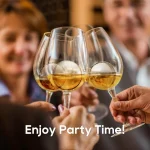 Clear Ice Ball Maker Mold, 8 Large Whiskey Ice Cubes Mold, 2 Inch Round Silicone Ice Molds for Cocktails, Idea Gifts for Dad Boyfriend Boss Men who Have Everything